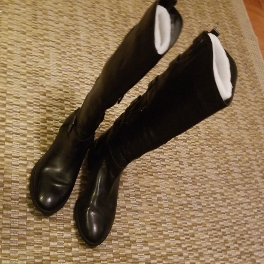 Arturo Chiang Black Riding Boots